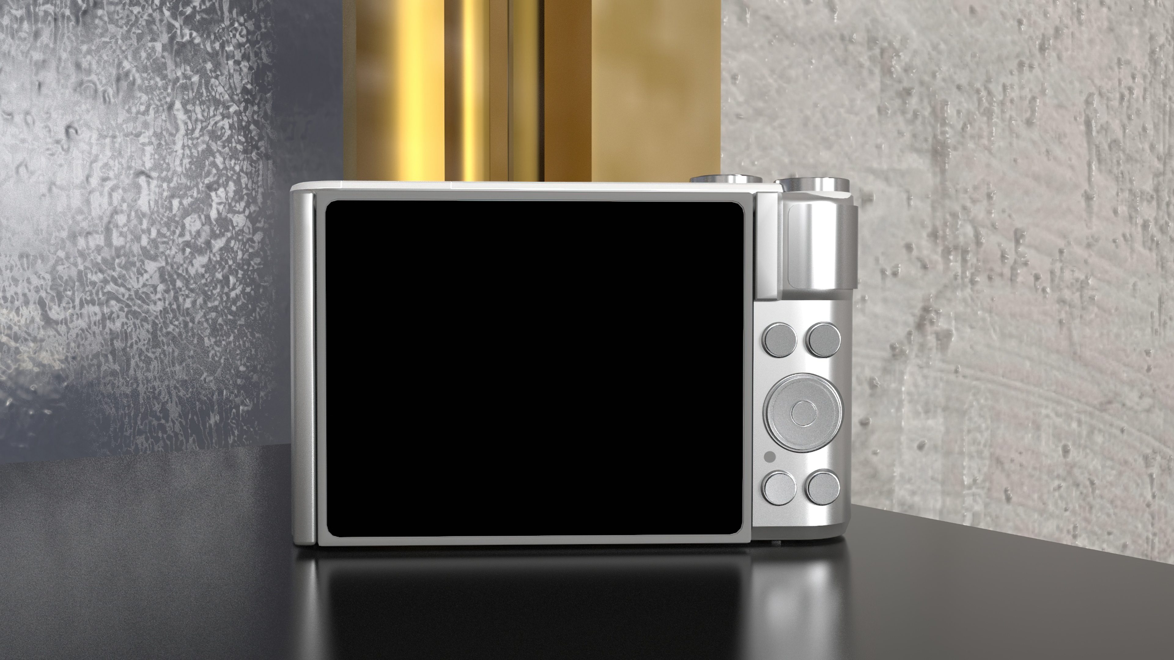 Camera with slideshow